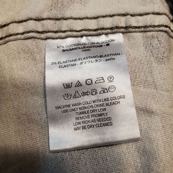 Free People Green Camouflage Mini Skirt in Size 6 - Picture 7 of 9